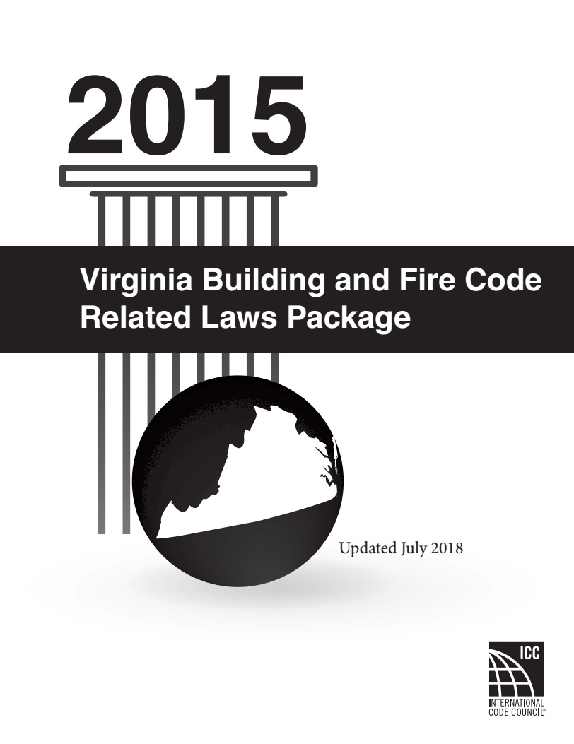 2015 VIRGINIA BUILDING AND FIRE CODE RELATED REGULATIONS ICC DIGITAL