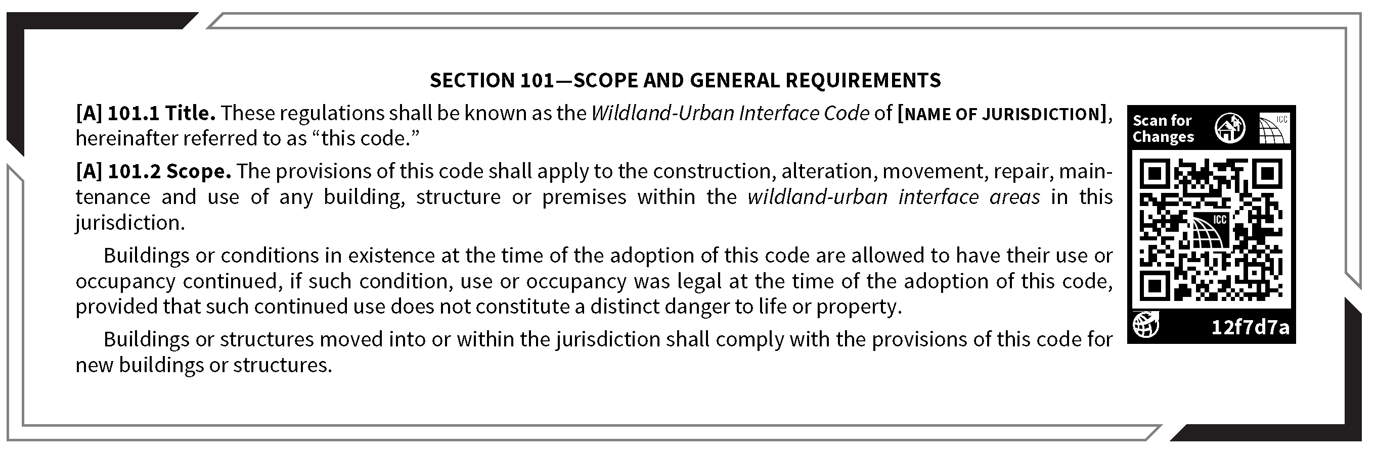 2024 INTERNATIONAL WILDLAND URBAN INTERFACE CODE (IWUIC) | ICC DIGITAL ...